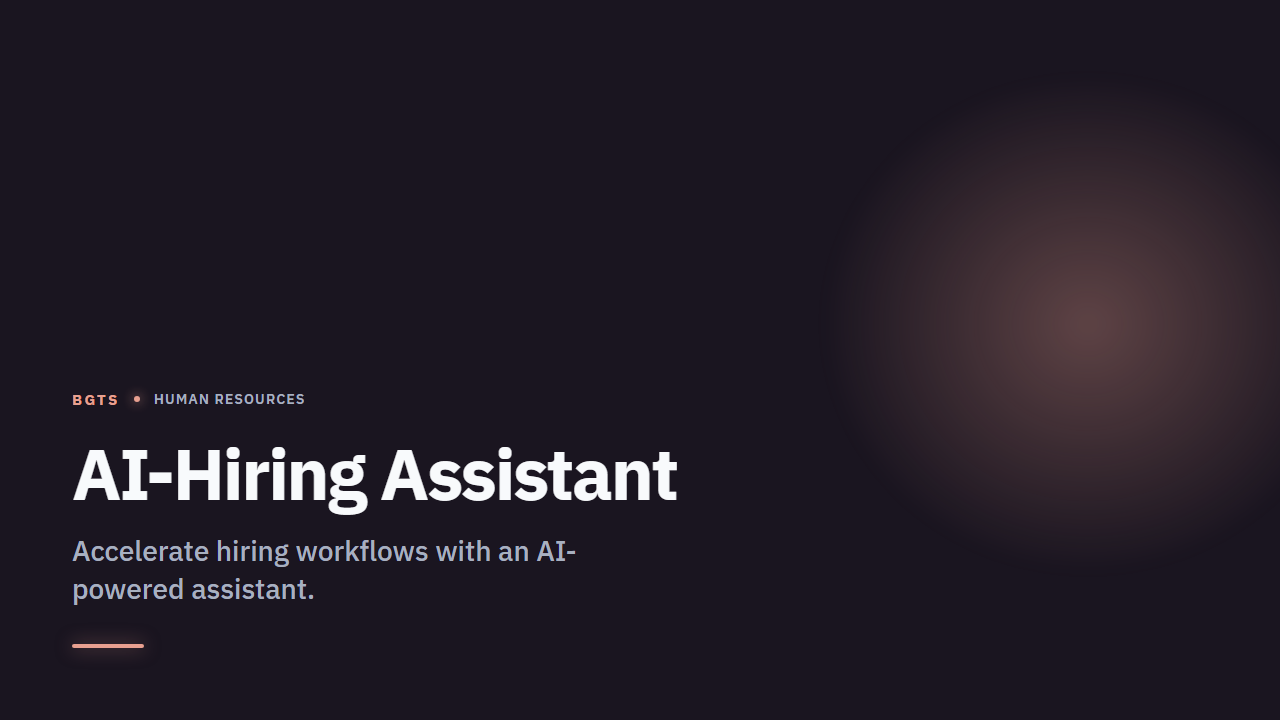 AI-Hiring Assistant